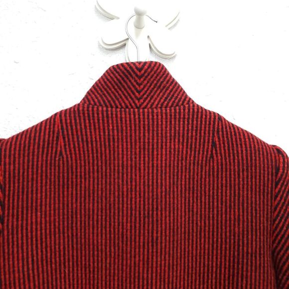 VTG Pauline Trigere Wool Old Money Vintage Longline Double Breasted Peacoat - Picture 12 of 14